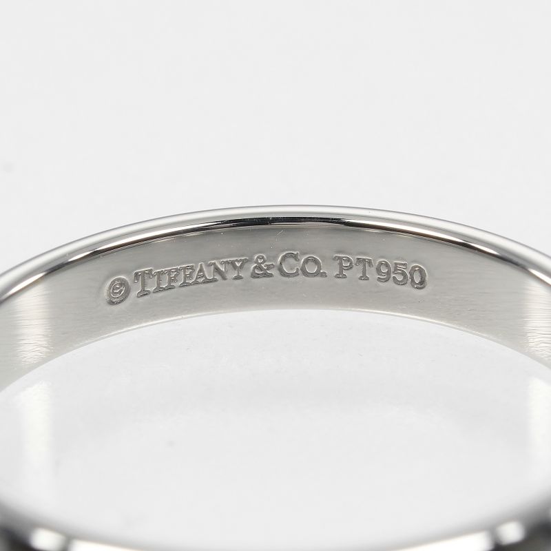 Tiffany & Co Knoll Lucida Pt950platinum 14.5 Ladies 4.9g Ring