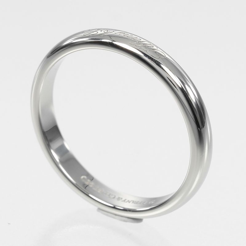Tiffany & Co Knoll Lucida Pt950platinum 14.5 Ladies 4.9g Ring