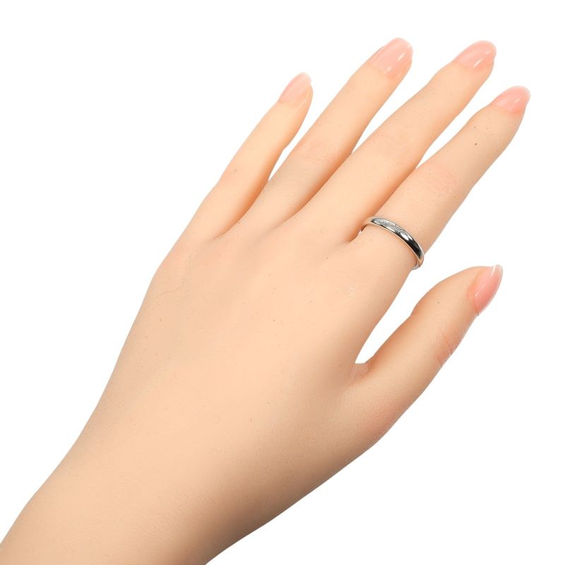 Tiffany & Co Knoll Lucida Pt950platinum 14.5 Ladies 4.9g Ring