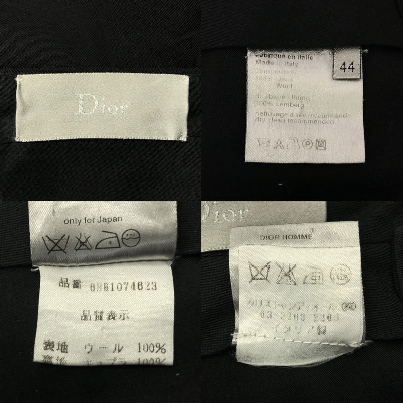 Dior Homme Dior Homme | 2006aw | Set Up Eddy Period Wool 2B Tailored Jacket