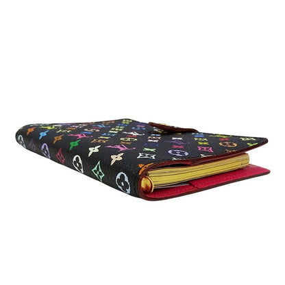 Louis Vuitton Notebook Cabas Women's Brand Monogram Multicolor Agenda PM Noir