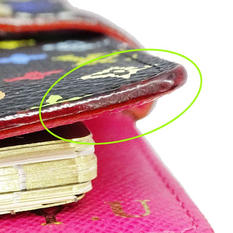 Louis Vuitton Notebook Cabas Women's Brand Monogram Multicolor Agenda PM Noir