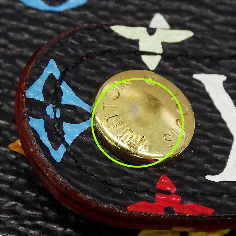 Louis Vuitton Notebook Cabas Women's Brand Monogram Multicolor Agenda PM Noir