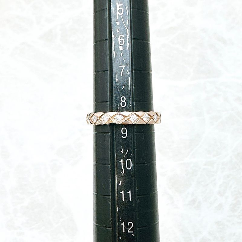 Chanel Coco Crush Diamond Pink Gold Ring 49 Approx 9 U