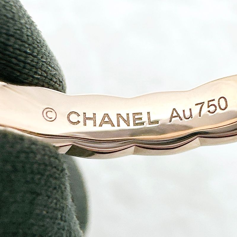 Chanel Coco Crush Diamond Pink Gold Ring 49 Approx 9 U