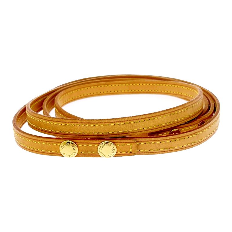 Louis Vuitton Nubuck Leather Shoulder Strap Brown 492078 Shoulder Strap