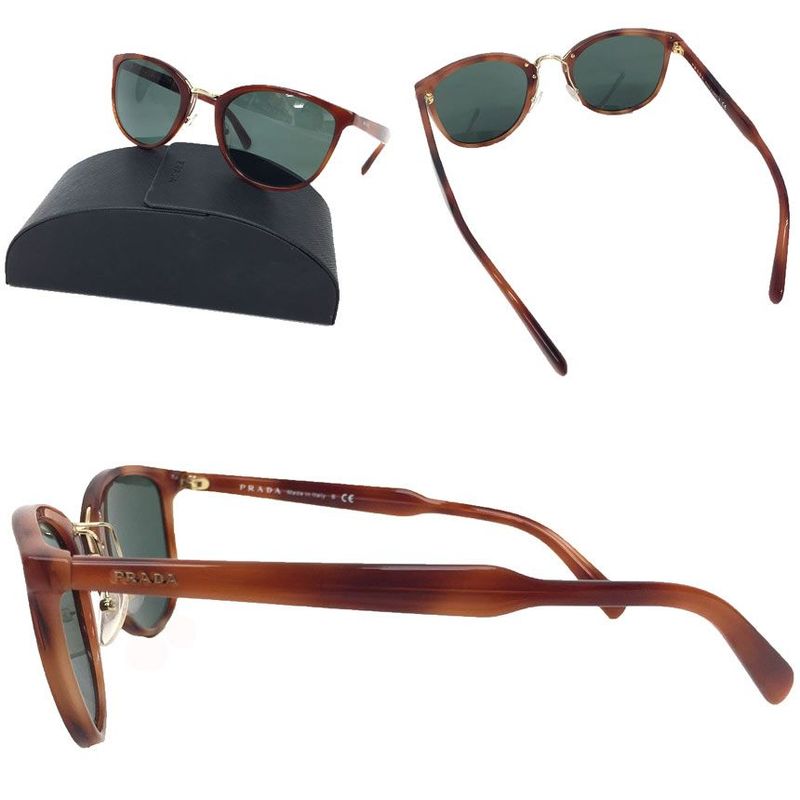 Prada Sunglasses Opr22ss Brown Eyewear UV Protection Unisex Men Women Aq11885