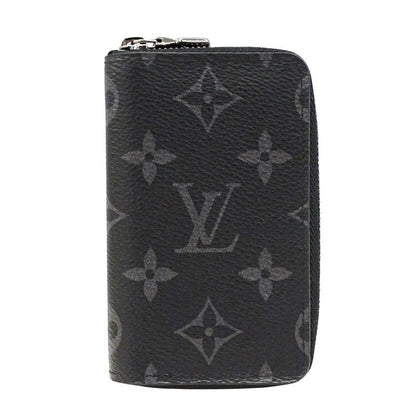 Louis Vuitton Wallets Men's Brand Coin Case Monogram Eclipse Zippy Coin Purse