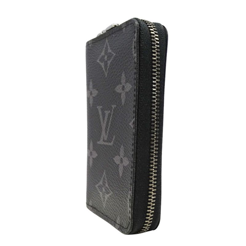 Louis Vuitton Wallets Men's Brand Coin Case Monogram Eclipse Zippy Coin Purse