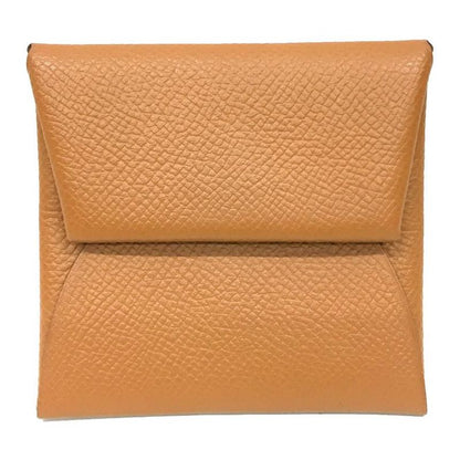 Hermes Bastia Coin Case Coin Purse Porte-monnaie Bastia Gold Camel Aq11868