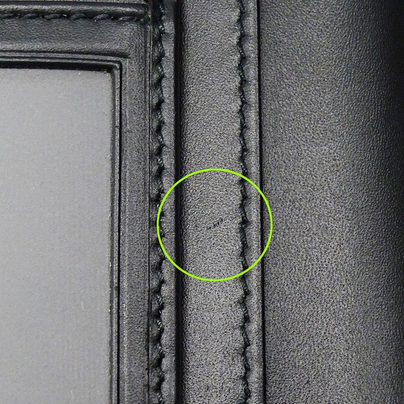 Gucci Wallets Men's Branded Long Wallet Cima Leather Black 779828 Foldable Logo