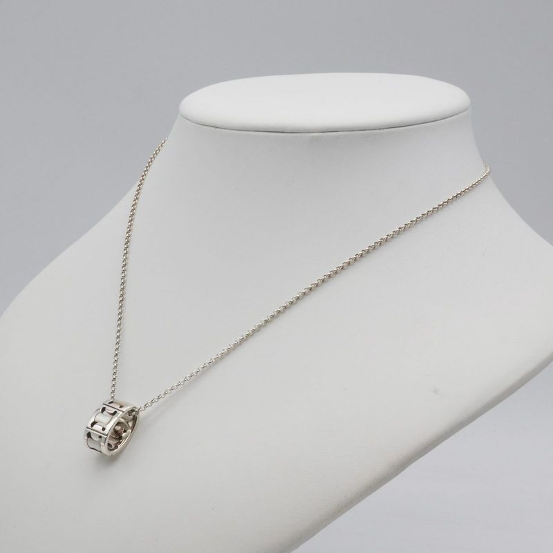 Celine Macadam Shell Necklace Celine Silver 25-1457s