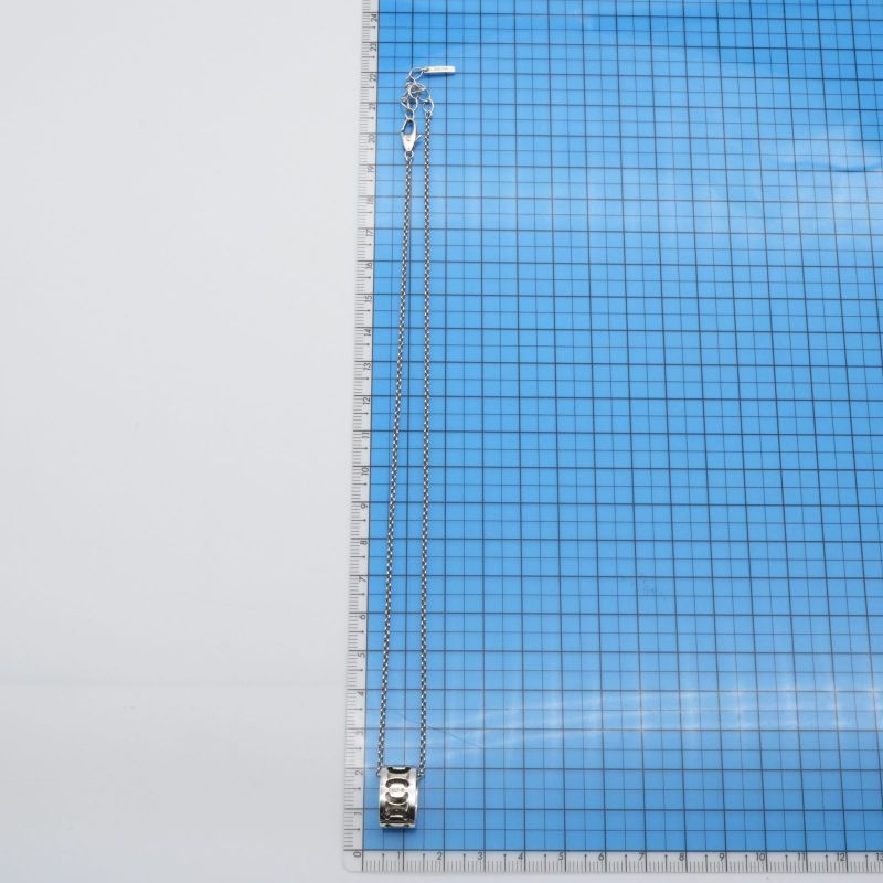 Celine Macadam Shell Necklace Celine Silver 25-1457s