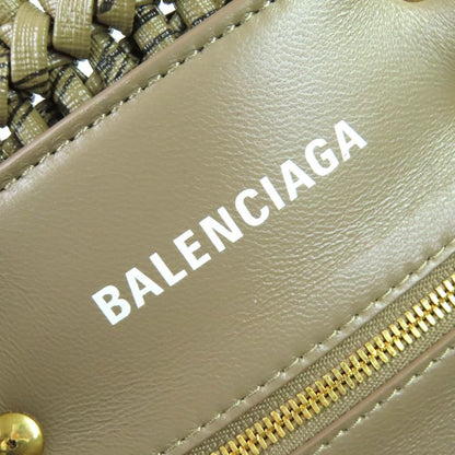 Balenciaga 671342 Bistro Basket XS 2WAY Handbag Shoulder Bag Brown With