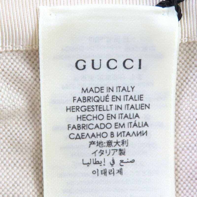 Gucci 603986 GG Supreme Flora Floral Pattern Baseball Cap Hat Beige Multicolor