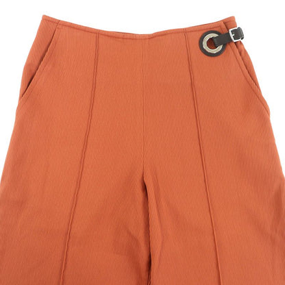 Hermes 22SS 2e0405d6 100% Cotton Centerline Wide Pants With Belt Hardware