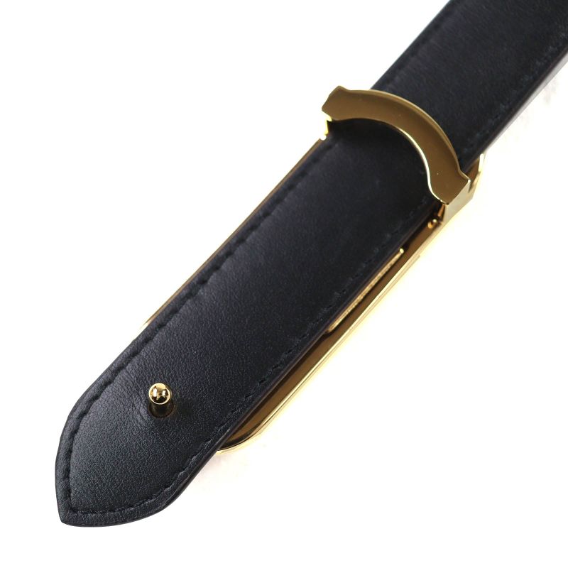 Louis Vuitton M0690 My LV Chain Reversible Monogram Leather Belt Brown/black