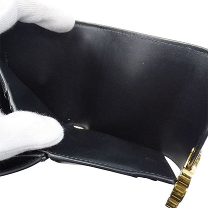 Celine Wallet Women's Branded Trifold Wallet Shiny Calfskin Small Flap Wallet