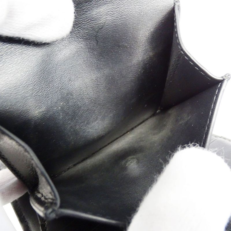 Celine Wallet Women's Branded Trifold Wallet Shiny Calfskin Small Flap Wallet