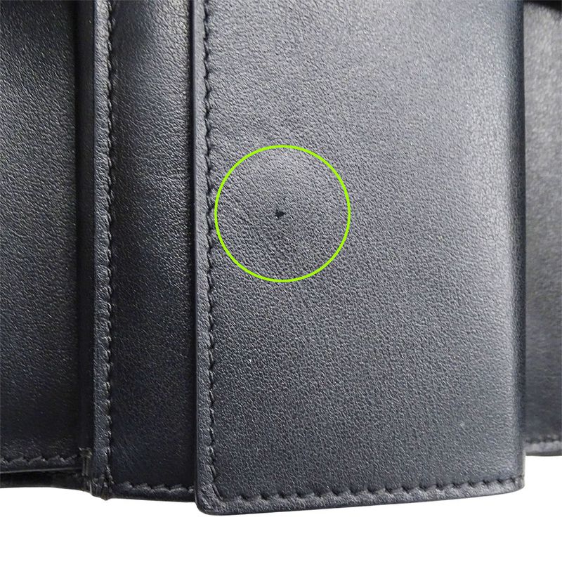 Celine Wallet Women's Branded Trifold Wallet Shiny Calfskin Small Flap Wallet