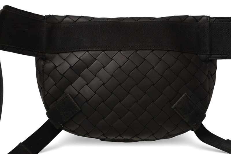 Bottega Veneta Bag Body Bag Bottega Veneta Intrecciato 652551 Rubber Black Men's
