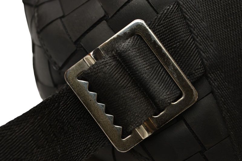 Bottega Veneta Bag Body Bag Bottega Veneta Intrecciato 652551 Rubber Black Men's