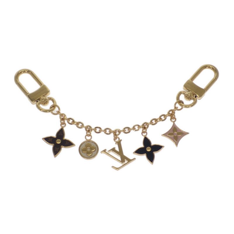 Louis Vuitton Chain Spring Street M01188 Bag Charm Metal Gold Women's Monogram