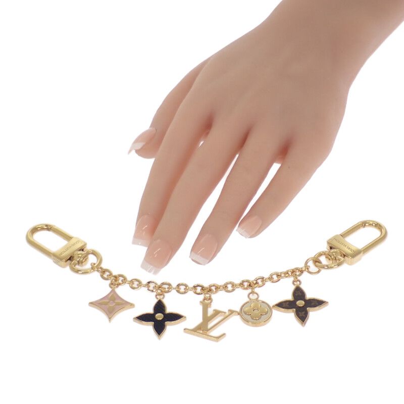 Louis Vuitton Chain Spring Street M01188 Bag Charm Metal Gold Women's Monogram