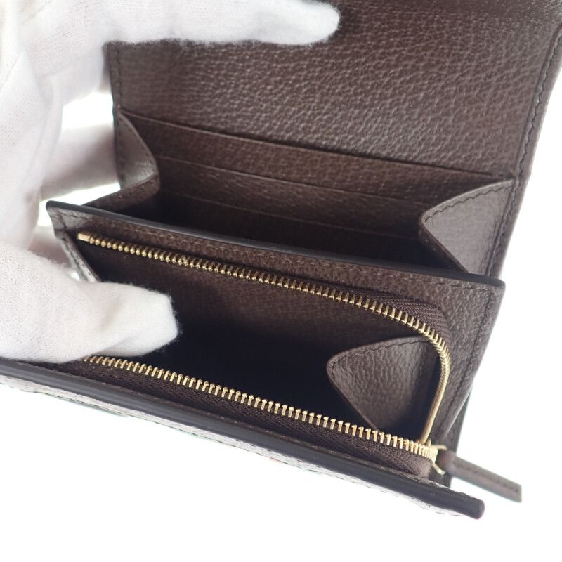 Gucci Ophidia GG Wallet 598662_96iwg_8745 Bifold Wallet Leather GG Supreme