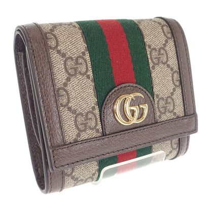 Gucci Ophidia GG Wallet 598662_96iwg_8745 Bifold Wallet Leather GG Supreme