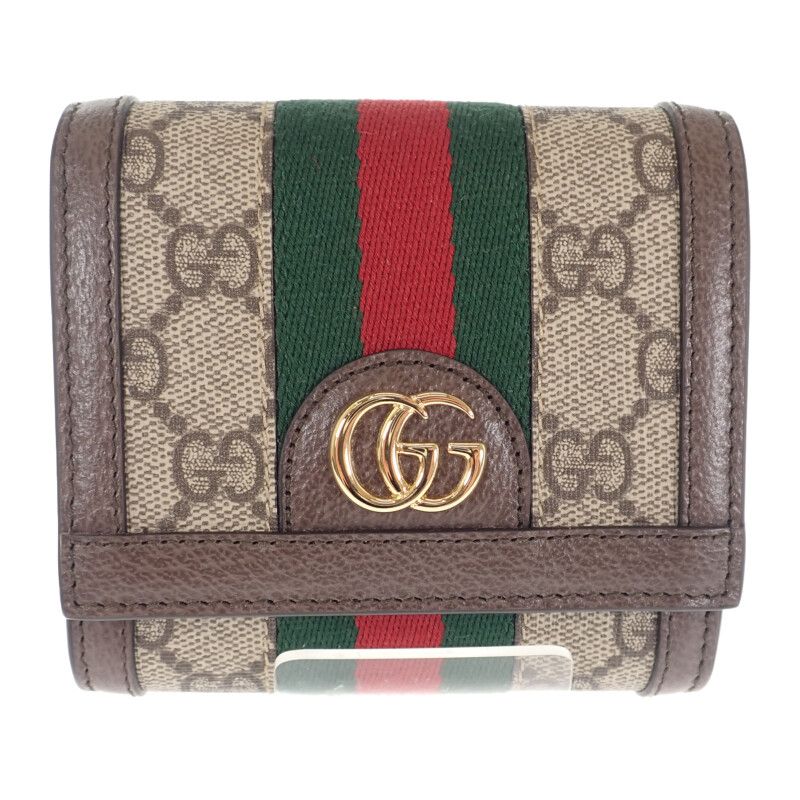 Gucci Ophidia GG Wallet 598662_96iwg_8745 Bifold Wallet Leather GG Supreme