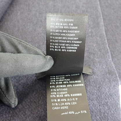 [A Rank] Prada Triangle Logo 2fs047_2cop_f0008 Scarf Silk Cashmere Navy Men's