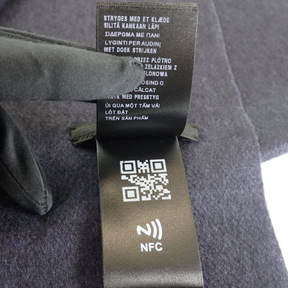 [A Rank] Prada Triangle Logo 2fs047_2cop_f0008 Scarf Silk Cashmere Navy Men's