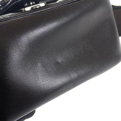 Gucci GG Marmont Quilted Leather Chain 739681 Shoulder Bag Calf Black Ladies