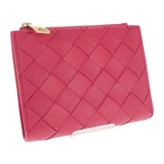 Bottega Veneta Small Wallet 742330 Bifold Wallet Intrecciato Pink Ladies Gift