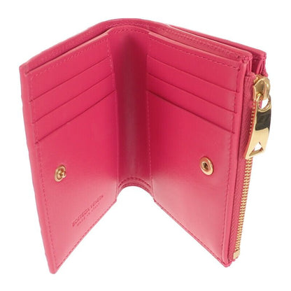 Bottega Veneta Small Wallet 742330 Bifold Wallet Intrecciato Pink Ladies Gift