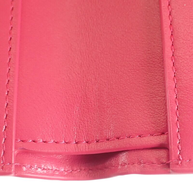 Bottega Veneta Small Wallet 742330 Bifold Wallet Intrecciato Pink Ladies Gift