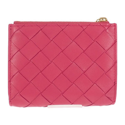 Bottega Veneta Small Wallet 742330 Bifold Wallet Intrecciato Pink Ladies Gift