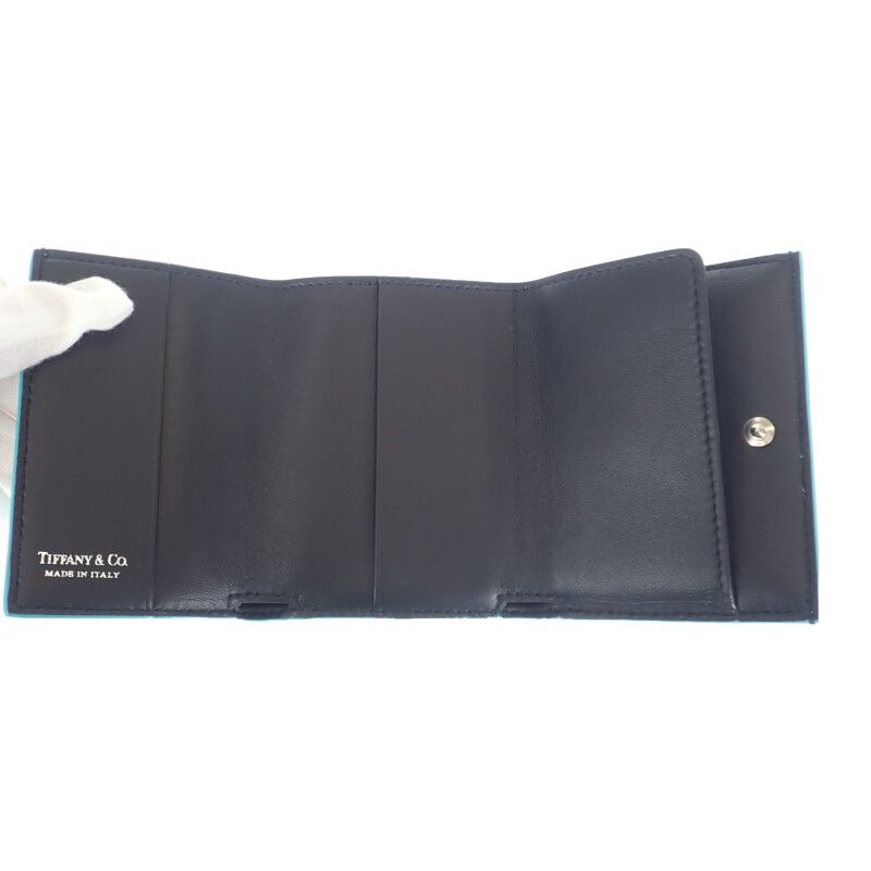 Tiffany & Co Tiffany & Co Compact Wallet Trifold Wallet Leather Tiffany & Co