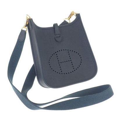 Hermes Evelyn TPM Shoulder Bag Taurillon Clemence Vert Chypre Gold Hardware