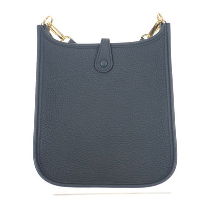 Hermes Evelyn TPM Shoulder Bag Taurillon Clemence Vert Chypre Gold Hardware