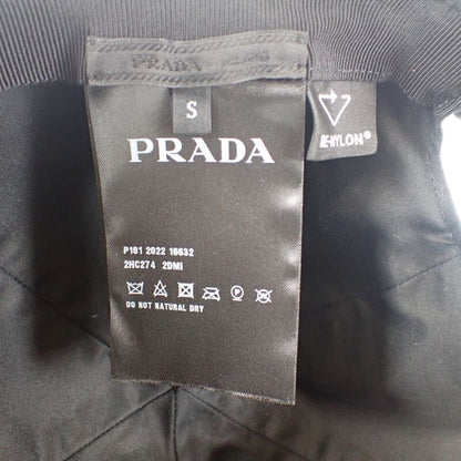 Prada Re-nylon Baseball Size S 2hc274 Cap Nylon Black Ladies Casual Fashionable
