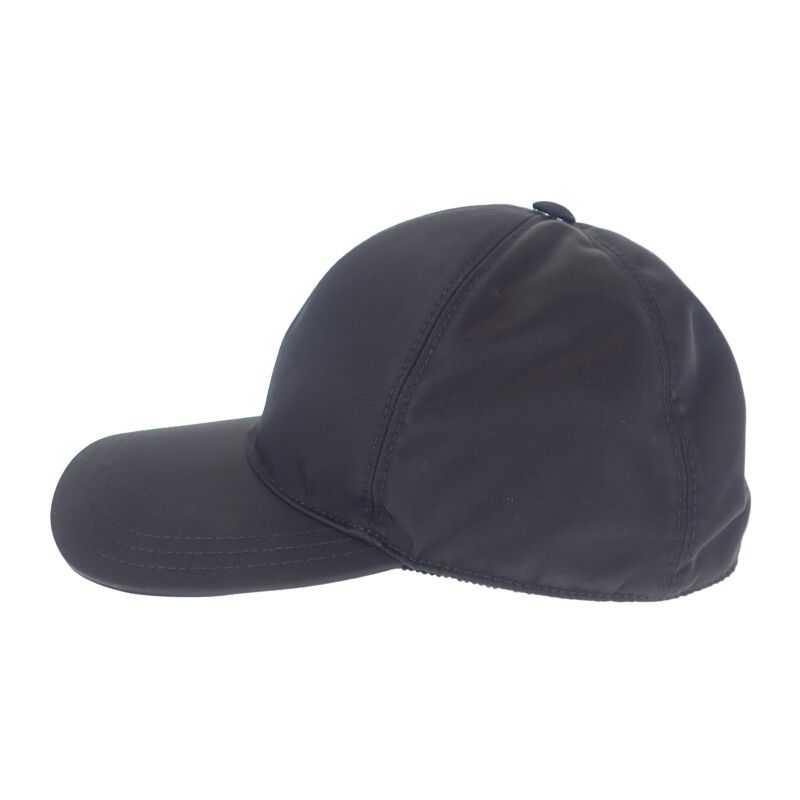 Prada Re-nylon Baseball Size S 2hc274 Cap Nylon Black Ladies Casual Fashionable