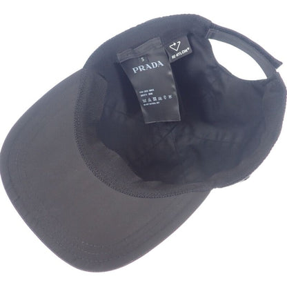 Prada Re-nylon Baseball Size S 2hc274 Cap Nylon Black Ladies Casual Fashionable