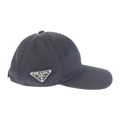 Prada Re-nylon Baseball Size S 2hc274 Cap Nylon Black Ladies Casual Fashionable