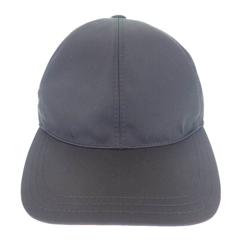 Prada Re-nylon Baseball Size S 2hc274 Cap Nylon Black Ladies Casual Fashionable