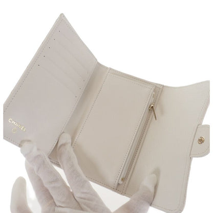 Chanel Medium Classic Flap Wallet Ap0232_b33352_10601 Bifold Wallet Caviar Skin