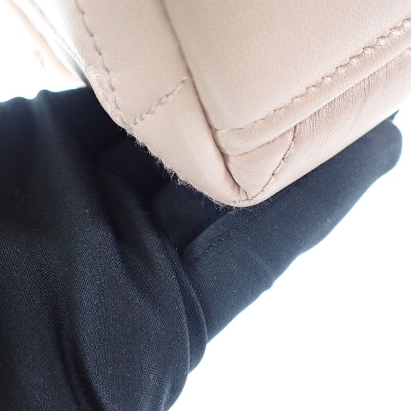 Prada Spectrum Small 1bd233 Shoulder Bag Nappa Leather Pink Beige Ladies [AB