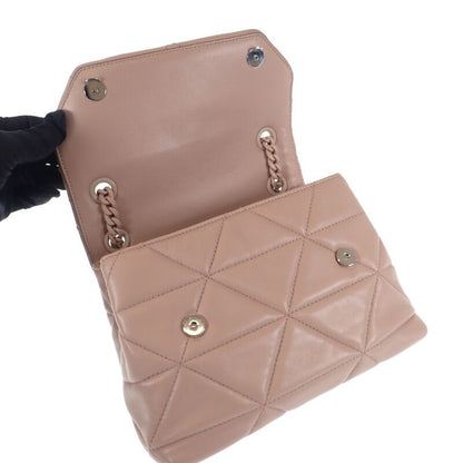 Prada Spectrum Small 1bd233 Shoulder Bag Nappa Leather Pink Beige Ladies [AB