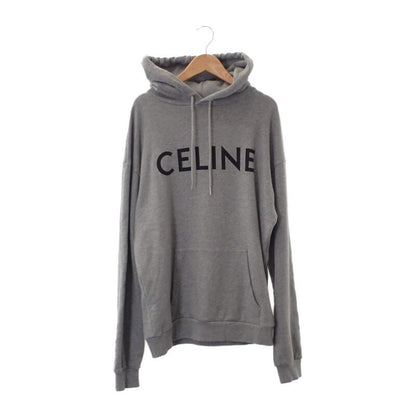 Celine Loose Hoodie Size S 2y321670q.09gb Hoodie Cotton Gray Mens [AB Rank